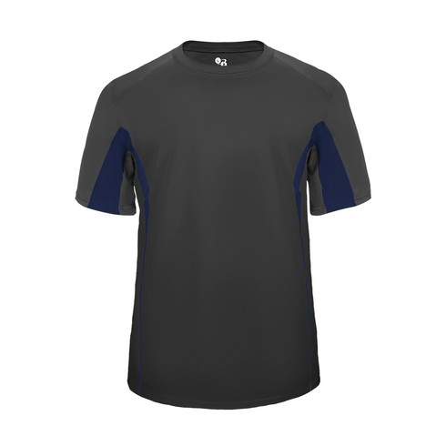 Badger Sport Drive Tee (414700-023704), Color 'Graphite/Navy'